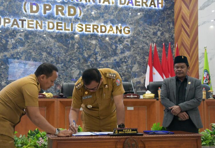 DPRD Setujui Rancangan KUA-PPAS APBD Deliserdang TA 2026