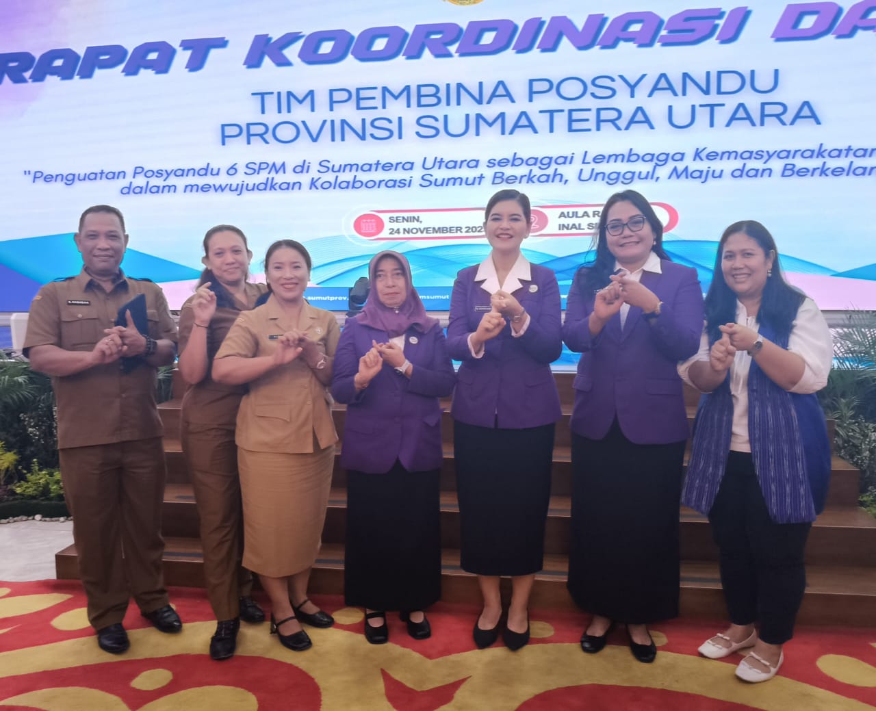 Taput Hadiri Rakorda Posyandu Sumut, Tingkatkan SPM