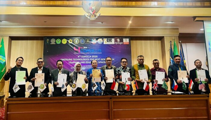 IAIN Langsa Tanda Tangani MoU Lintas Perguruan Tinggi Pada 4th CORROLA Di Bali