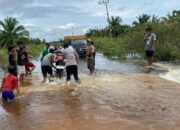 Curah Hujan Tinggi, Jalur Alternatif Singkil-Subulussalam Mulai Terendam Banjir