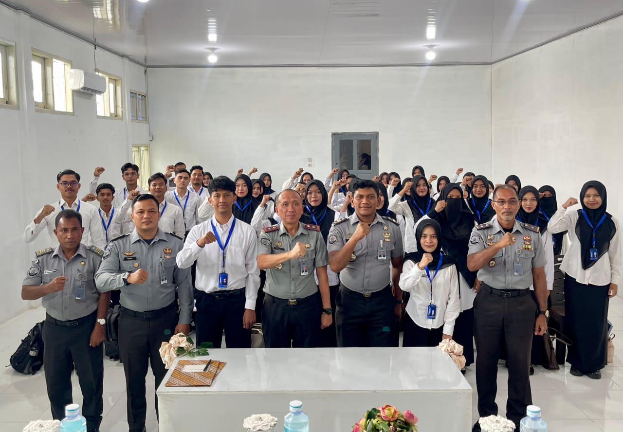 Kalapas Sambut Peserta Magang Kemnaker