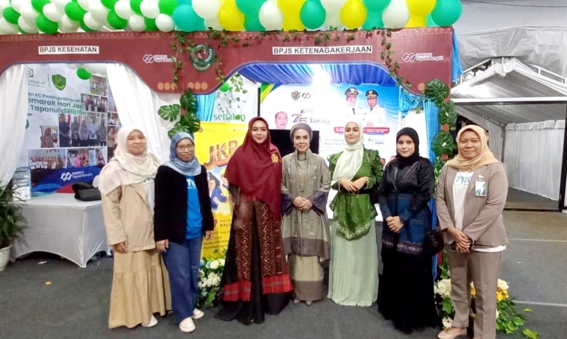 BPJS Ketenagakerjaan P.Sidimpuan Edukasi Masyarakat Di Ajang Pameran Pembangunan HUT Tapsel