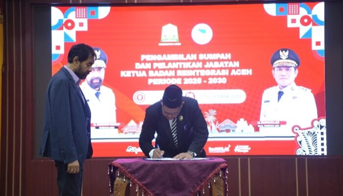 Mualem Lantik Ketua BRA Periode 2025-2030