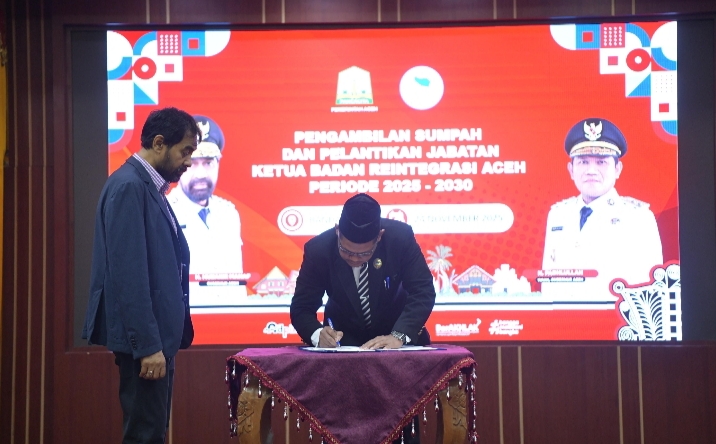 Mualem Lantik Ketua BRA Periode 2025-2030