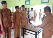Camat Peukan Baro Lantik Tiga Pj Keuchik
