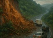 Tebing Runtuh Putuskan Akses Jalan Padangsidimpuan Ke Kota Medan