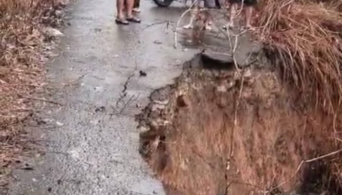 Akses Jalan Dari Teluk Dalam Menuju Kecamatan Onolalu Terancam Putus