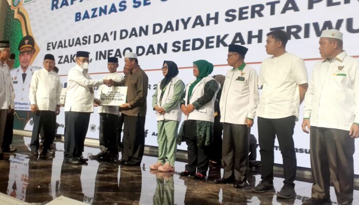 Baznas Sumut Gelar Rakorda Dan Salurkan ZIS Triwulan IV