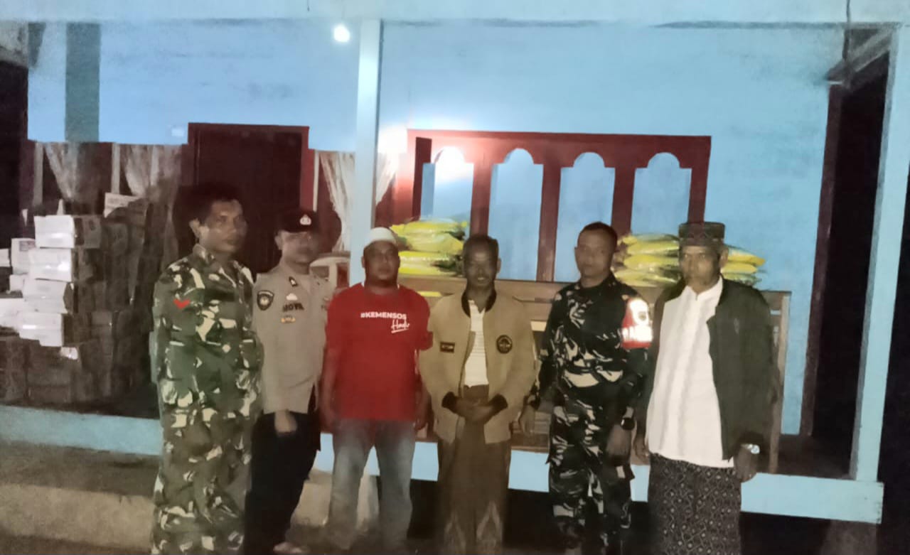 Bantuan Sembako Tiba di Hutarimbaru, Warga Pengungsi Terbantu