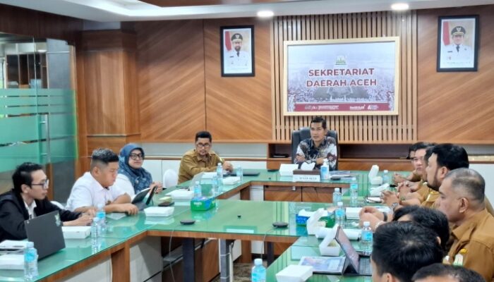 Sekda Aceh Bahas Pembangunan Sekolah Rakyat Bersama Kementerian PUPR