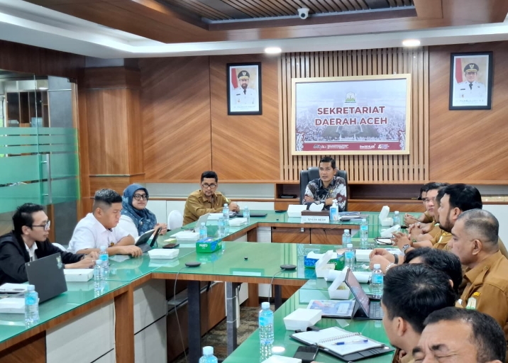Sekda Aceh Bahas Pembangunan Sekolah Rakyat Bersama Kementerian PUPR