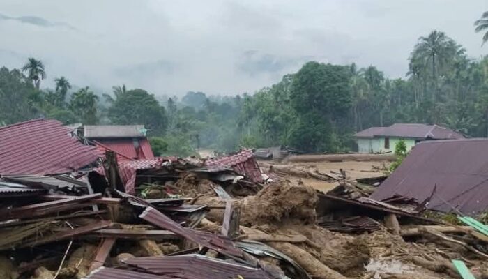 Banjir Di 16 Kabupaten/Kota Provinsi Aceh Per 27 November , 20.759 Jiwa Mengungsi, Satu Orang Hilang