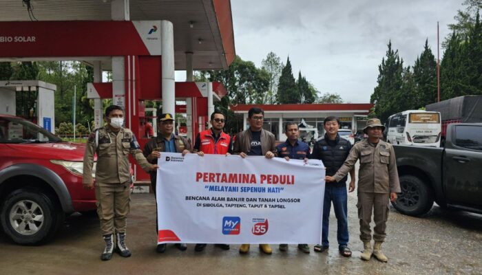 Pertamina Patra Niaga Sumbagut Gerak Cepat Dukung Penanganan Bencana Di Taput