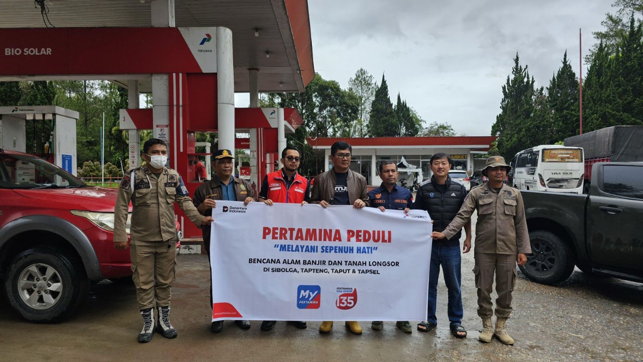 Pertamina Patra Niaga Sumbagut Gerak Cepat Dukung Penanganan Bencana Di Taput
