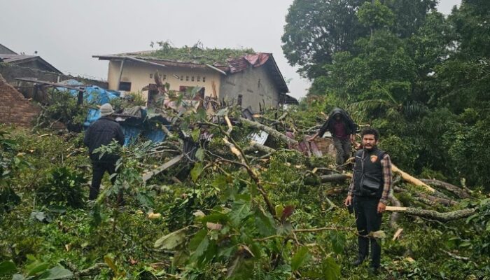 Dua Rumah Warga Di Karo Terdampak Longsor