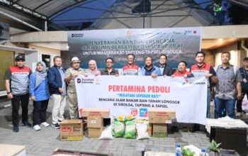 Satgas Nataru, Pertamina Patra Niaga Sumbagut Bantu Warga Terdampak Bencana