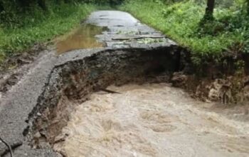 Jalan Propinsi Ulu Pungkut – Sumbar Di Madina Terputus