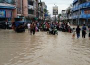 Inti Kota Tebingtinggi Lumpuh, Lebih 12 Ribu Jiwa Terdampak Banjir