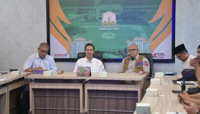 Pemerintah Aceh Gelar Rapat Darurat, Fokus Evakuasi Dan Distribusi Logistik Korban Banjir-Longsor