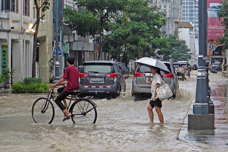 Medan Banjir Di Kota Tua Kesawan