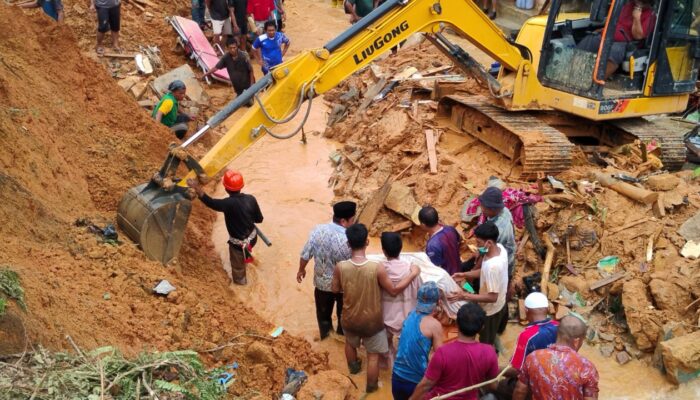 38 Korban Longsor Sibolga Ditemukan Meninggal