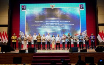 Kantor Perwakilan Bank Indonesia Provinsi Sumatera juga turut menyaksikan secara bersama- PTBI 2025 dan dilanjutkan dengan kegiatan PTBI wilayah Sumatera Utara yang berlangsung di Hotel Adi Mulya Medan.