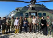 Kapolda Aceh Dampingi Menhan, Mendagri, Dan Panglima TNI Tinjau Banjir Di Pidie Jaya