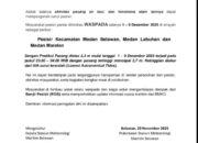 BMKG Belawan Keluarkan Peringatan Dini Banjir Pesisir 1–9 Desember 2025, Warga Diminta Waspada