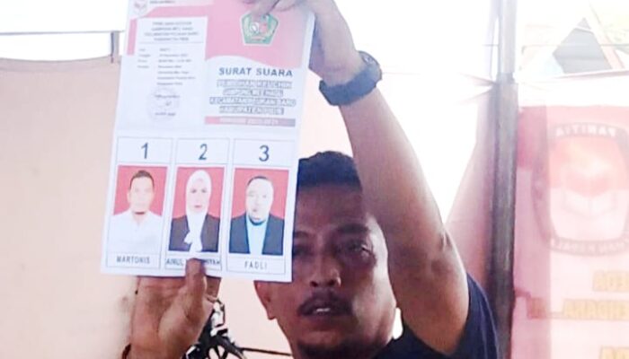 Fadli Terpilih Sebagai Keuchik Mee Hagu, Mantan Kadis Pidie Tersingkir