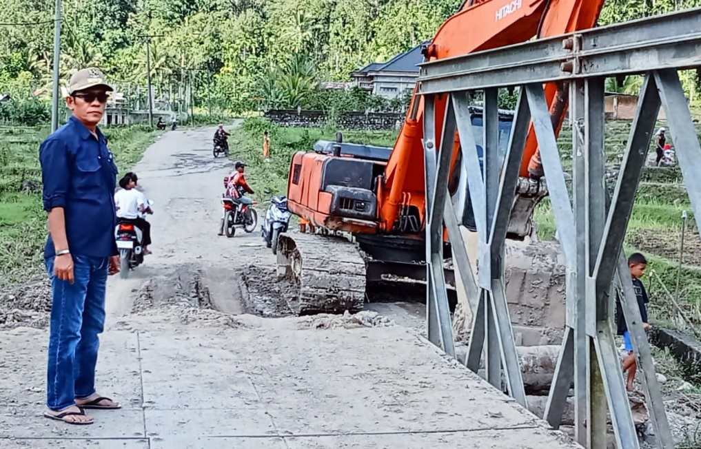 Jembatan Bailey Rampung, Akses Mane Lancar Lagi