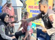 Polres Pidie Pastikan Kesehatan Warga Pengungsi Pascabanjir