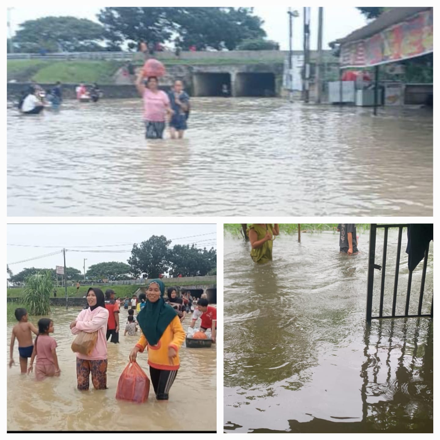 Dua Hari Direndam Banjir, Ribuan Warga Kelurahan Sei Mati Medan Labuhan Terisolir