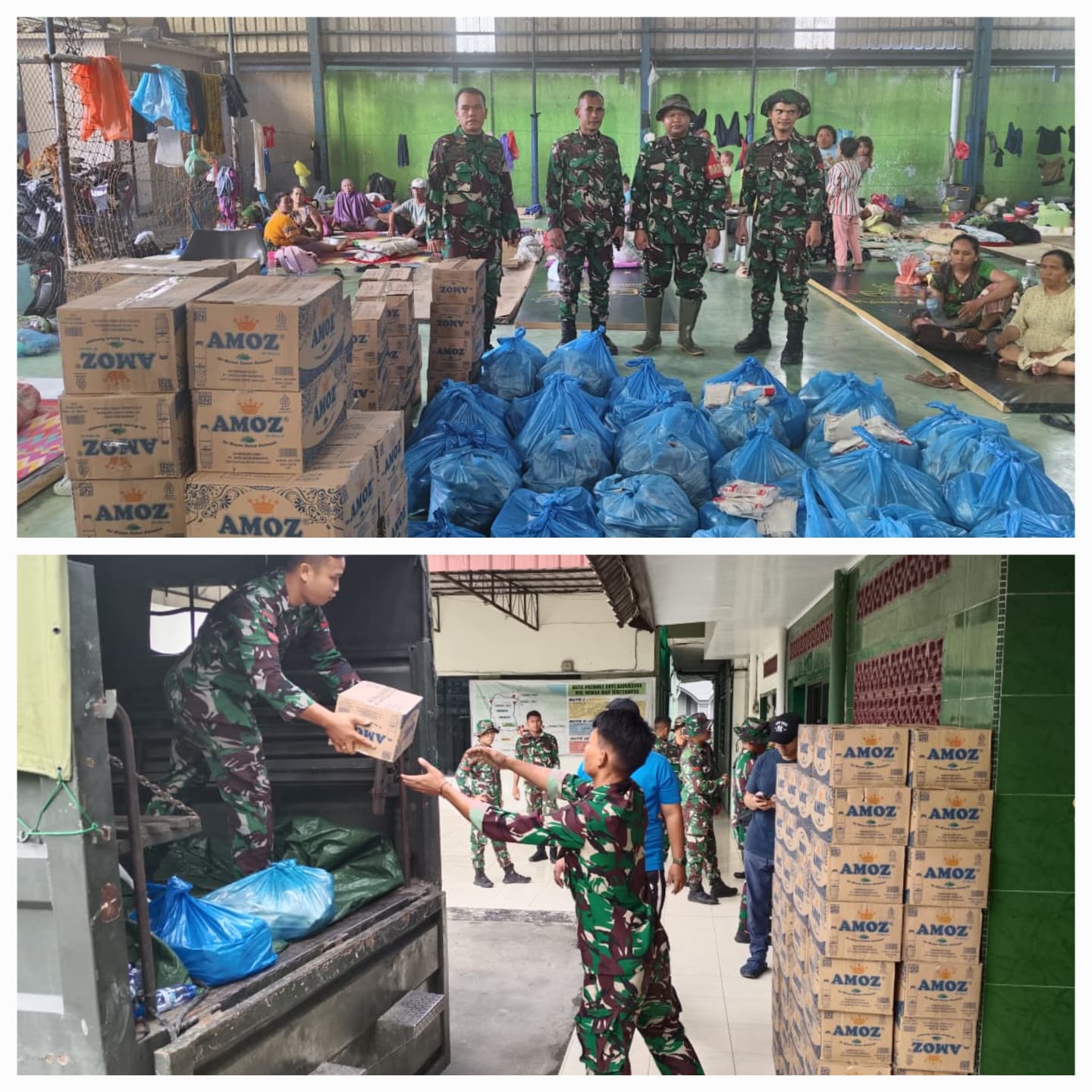 Kodam I/BB Distribusikan 14.225 Nasi Bungkus Untuk Warga Terdampak Banjir Di Medan