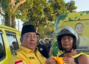 Ketum PP AMPG Tinjau Banjir Sembari Serahkan Bantuan Ke Tanjung Pura Langkat