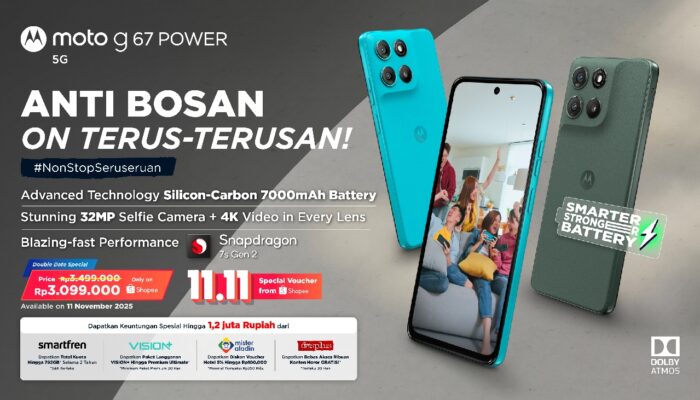 Memperkenalkan moto g67 POWER: Smartphone Anti Bosan On Terus-Terusan #NonStopSeruseruan