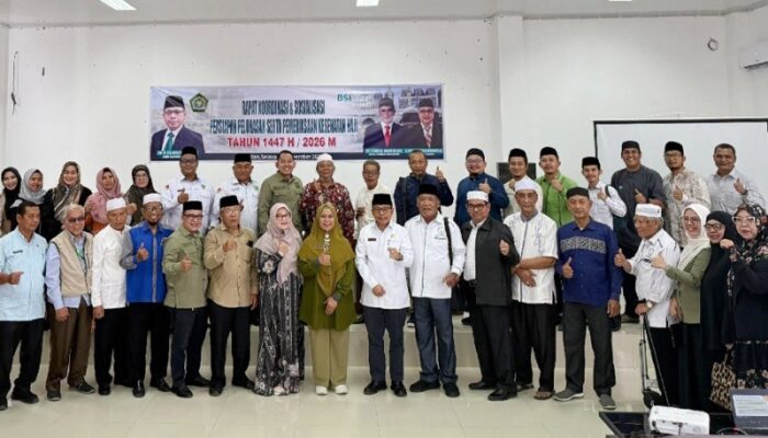 Seksi Haji Medan Sosialisasikan Aturan Haji 2026, KBIHU Berharap Pengurangan Jamaah Ditunda