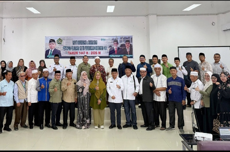 Seksi Haji Medan Sosialisasikan Aturan Haji 2026, KBIHU Berharap Pengurangan Jamaah Ditunda