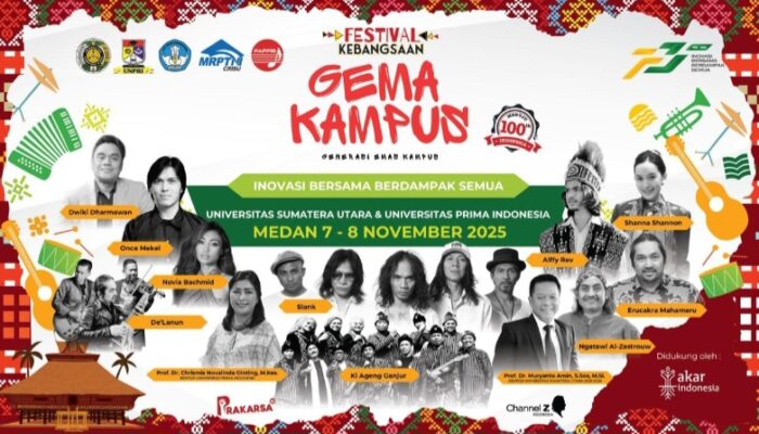 USU Tuan Rumah Festival Kebangsaan “GEMA KAMPUS”, Hadirkan Slank Hingga Fadli Zon