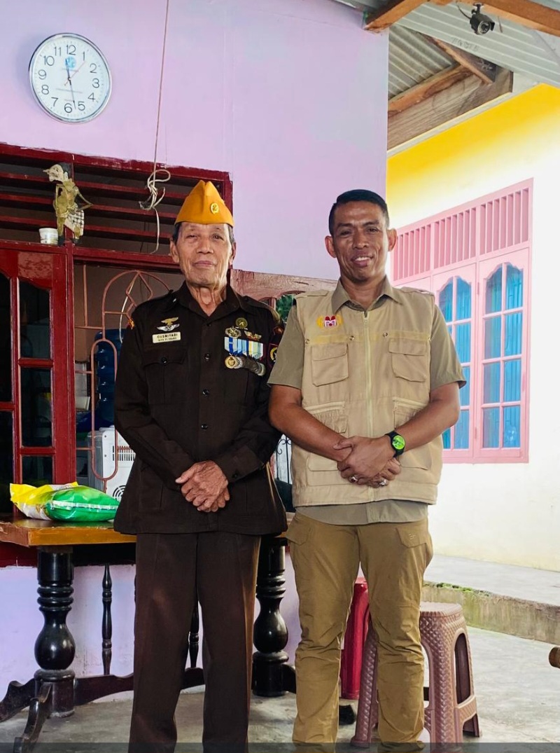 Peringati Hari Pahlawan PMP Warnai Dengan Bakti Sosial kepada Veteran Di Medan Amplas