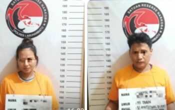 Polres L. Batu Ciduk Sepasang Kekasih Bawa Sabu