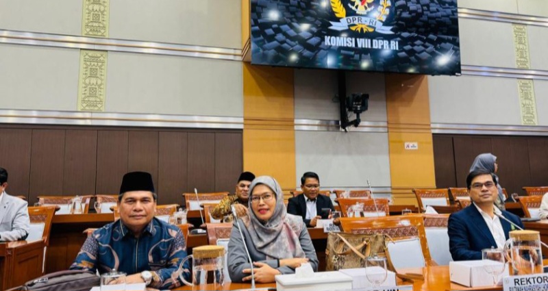Rektor UINSU Hadiri RDP Komisi VIII DPR RI, Bahas Tata Kelola Dan Dinamika PTKIN