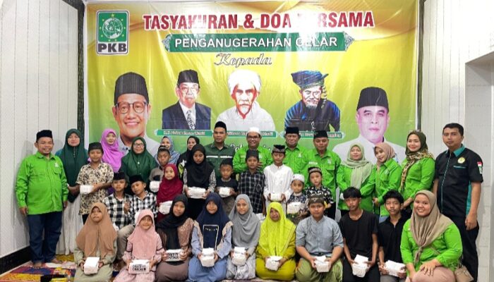 DPW PKB Sumut Gelar Tasyakuran Dan Doa Atas Anugerah Pahlawan Nasional Gus Dur