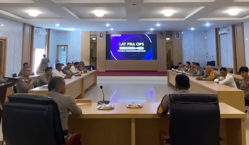 Polres Padangsidimpuan Siapkan Operasi Zebra Toba 2025 Dengan Lat Pra Ops