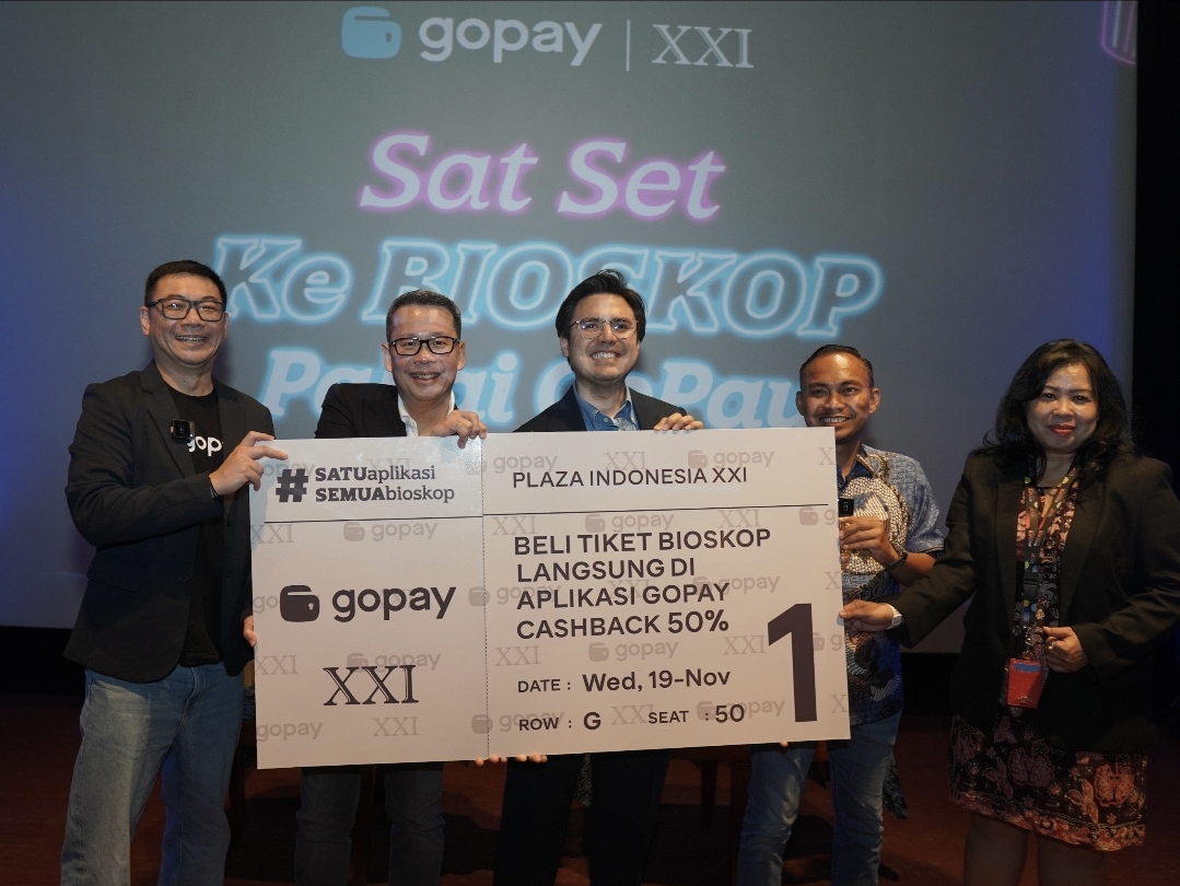 GoPay, Aplikasi Pertama di Indonesia Tawarkan Pembelian Tiket Bioskop Langsung