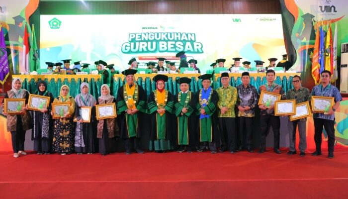 Puncak Dies Natalis Ke-52, UINSU Kukuhkan Dua Guru Besar
