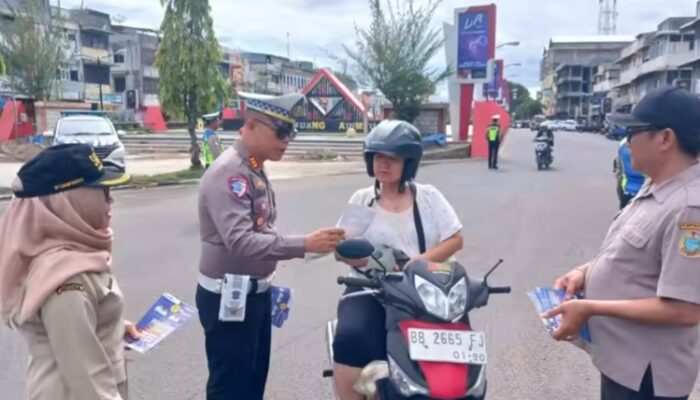 Operasi Gabungan Polres Padangsidimpuan Sasar Kepatuhan Pajak Dan Lalu Lintas