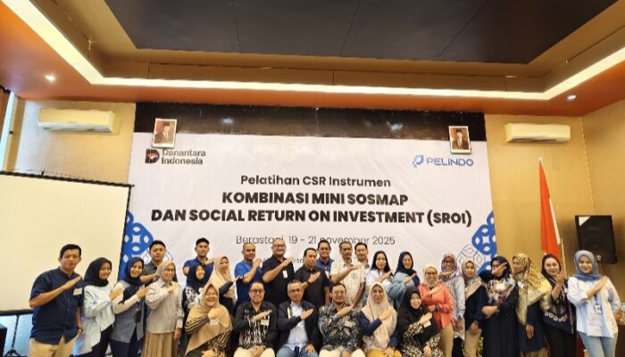 Pelindo Regional 1 Adakan Pelatihan CSR Instrumen Mini Sosmap Dan SROI
