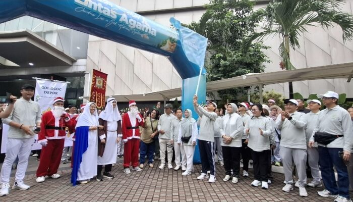 Lepas Jalan Sehat Lintas Agama, Menag: Toleransi Jadi Praktik Nyata Kehidupan