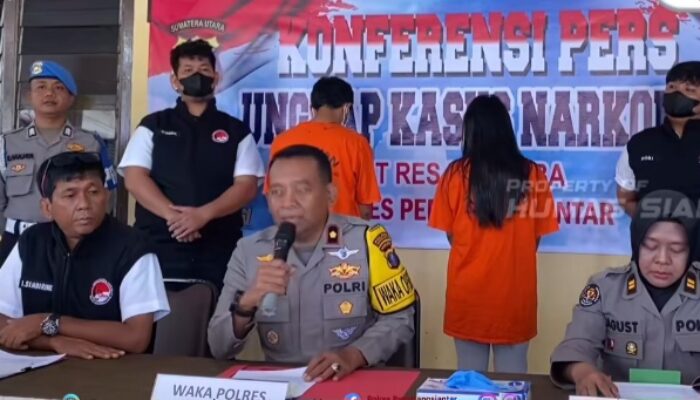 Polres Pematangsiantar Gagalkan Peredaran 92,78 Gram Sabu, Sepasang Kekasih Ditangkap