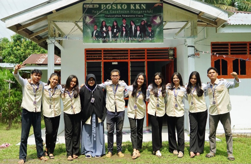 Masyarakat Desa Sialang Rasakan Manfaat KKN FKM USU